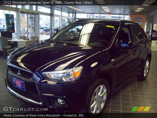 2012 Mitsubishi Outlander Sport SE 4WD in Cosmic Blue