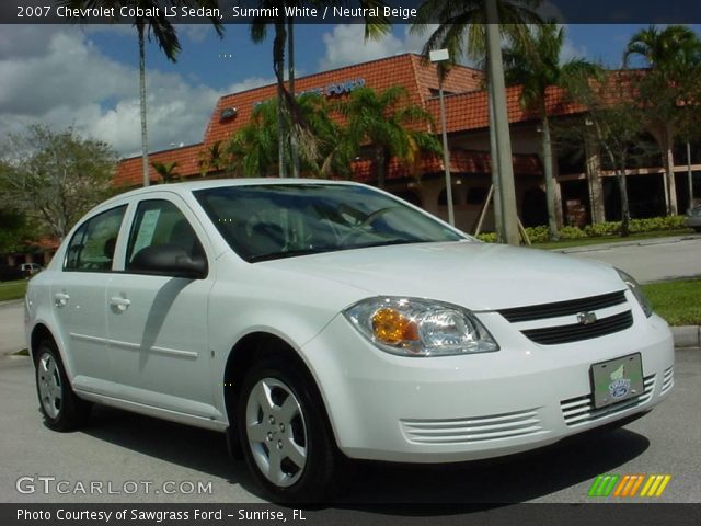 2007 Chevrolet Cobalt LS Sedan in Summit White