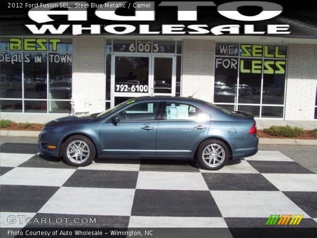 2012 Ford Fusion SEL in Steel Blue Metallic