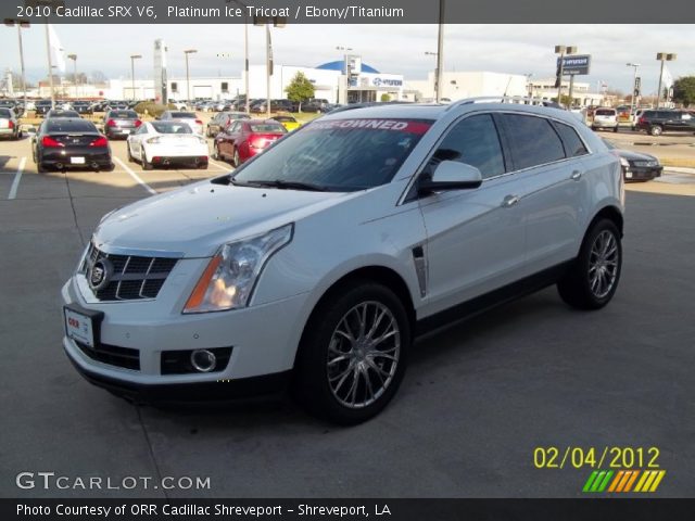 2010 Cadillac SRX V6 in Platinum Ice Tricoat