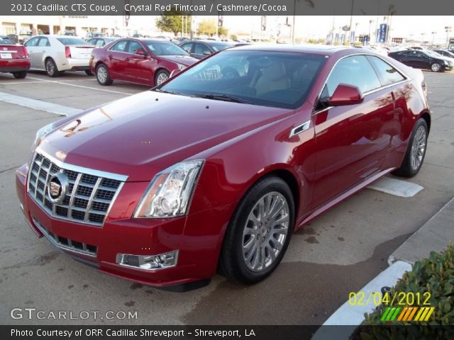 2012 Cadillac CTS Coupe in Crystal Red Tintcoat