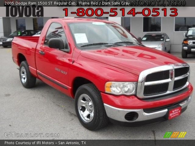 2005 Dodge Ram 1500 ST Regular Cab in Flame Red