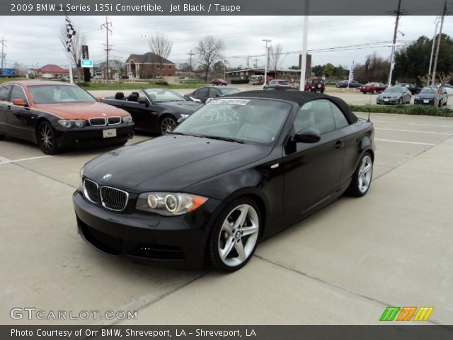 2009 BMW 1 Series 135i Convertible in Jet Black