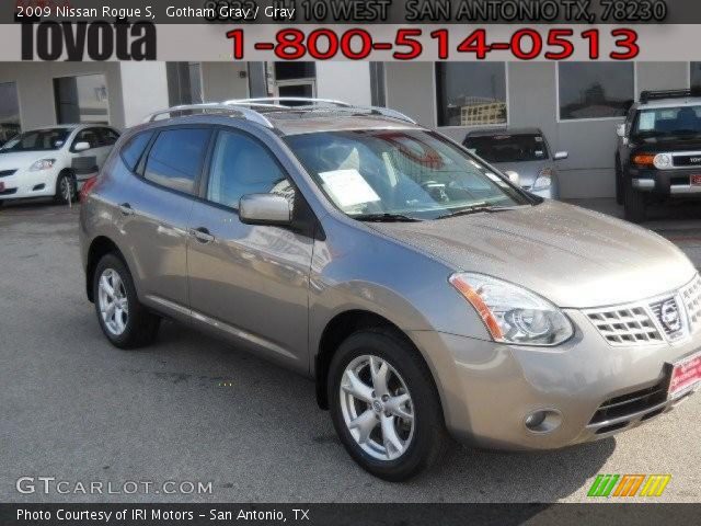 2009 Nissan Rogue S in Gotham Gray