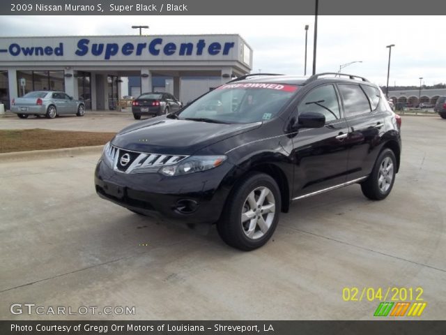 2009 Nissan Murano S in Super Black