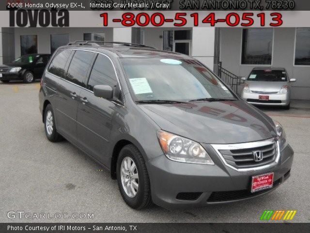 2008 Honda Odyssey EX-L in Nimbus Gray Metallic