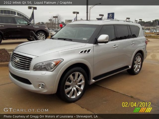 2012 Infiniti QX 56 in Liquid Platinum