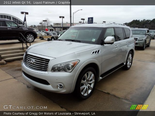 2012 Infiniti QX 56 in Liquid Platinum