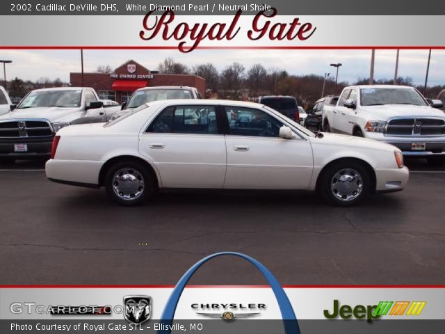 2002 Cadillac DeVille DHS in White Diamond Pearl