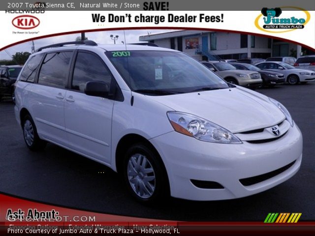 2007 Toyota Sienna CE in Natural White