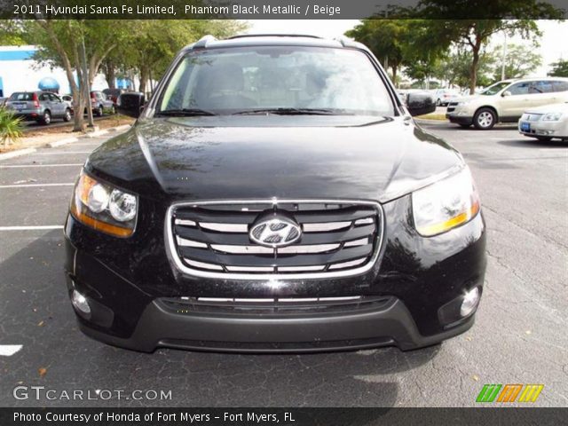 2011 Hyundai Santa Fe Limited in Phantom Black Metallic