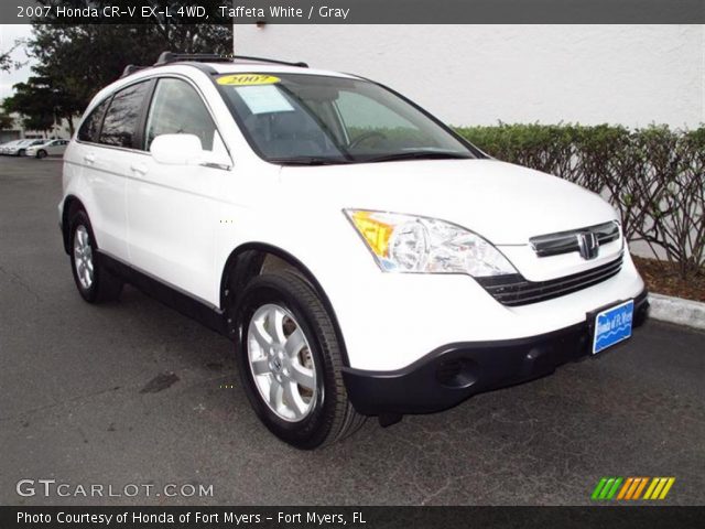 2007 Honda CR-V EX-L 4WD in Taffeta White