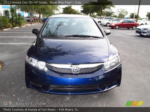 2011 Honda Civic DX-VP Sedan in Royal Blue Pearl