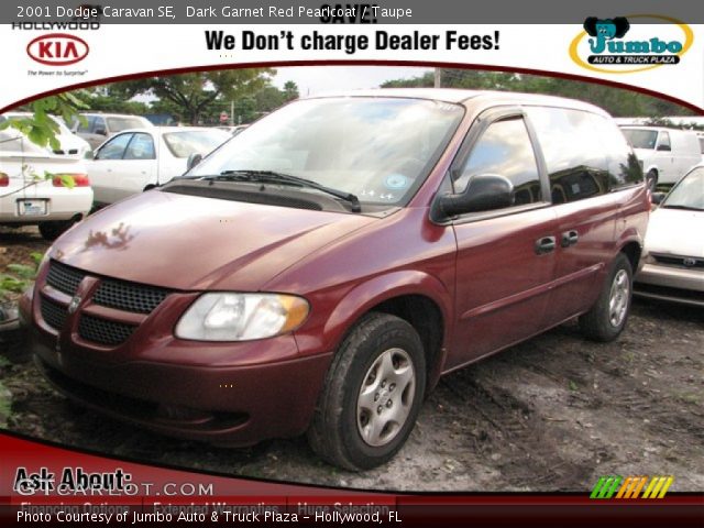 2001 Dodge Caravan SE in Dark Garnet Red Pearlcoat