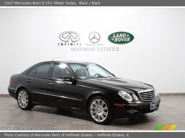 2007 Mercedes-Benz E 350 4Matic Sedan in Black
