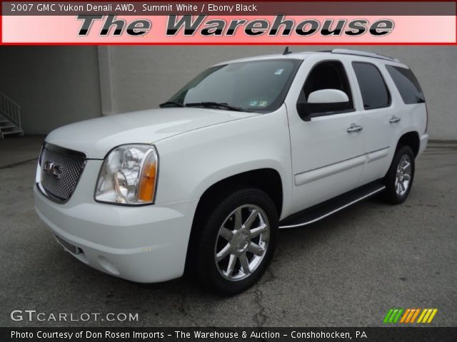 2007 GMC Yukon Denali AWD in Summit White