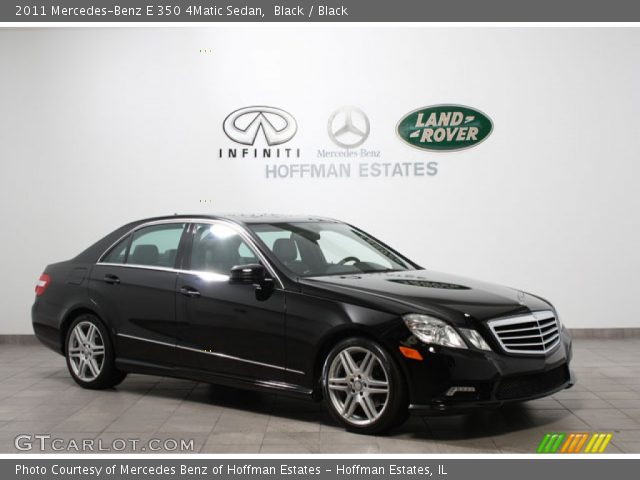 2011 Mercedes-Benz E 350 4Matic Sedan in Black