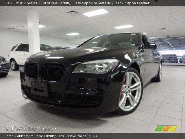 2010 BMW 7 Series 750i xDrive Sedan in Black Sapphire Metallic