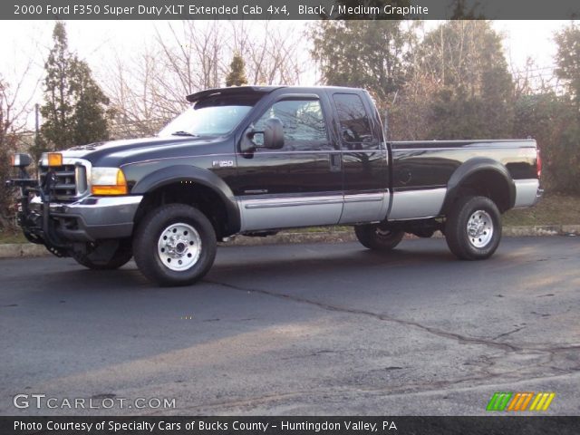 2000 Ford F350 Super Duty XLT Extended Cab 4x4 in Black