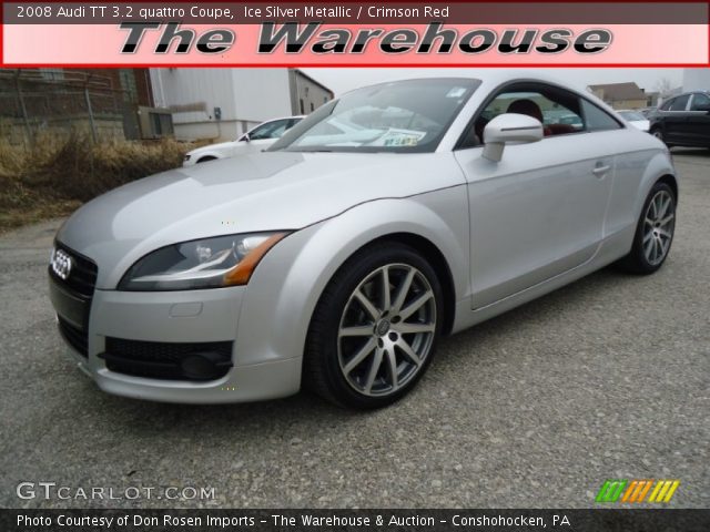 2008 Audi TT 3.2 quattro Coupe in Ice Silver Metallic