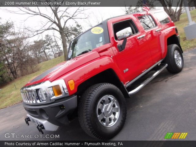 2008 Hummer H3  in Victory Red
