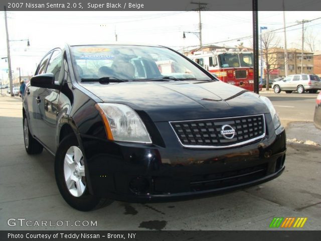 2007 Nissan Sentra 2.0 S in Super Black