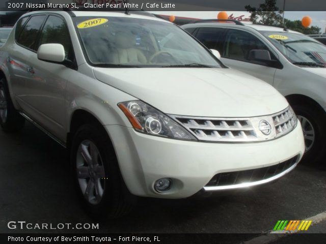 2007 Nissan Murano SL in Glacier Pearl White