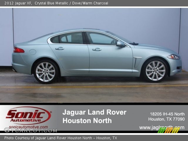 2012 Jaguar XF  in Crystal Blue Metallic