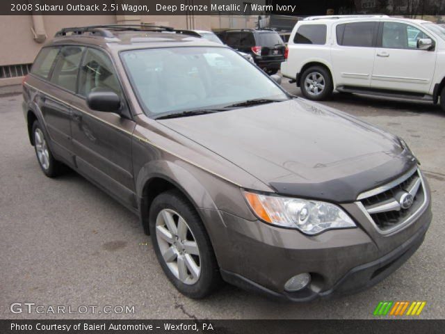 2008 Subaru Outback 2.5i Wagon in Deep Bronze Metallic