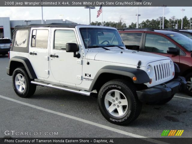 2008 Jeep Wrangler Unlimited X 4x4 in Stone White