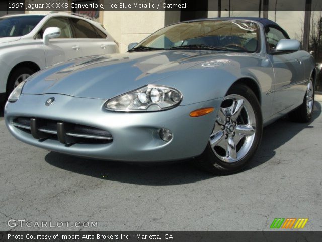 1997 Jaguar XK XK8 Convertible in Ice Blue Metallic