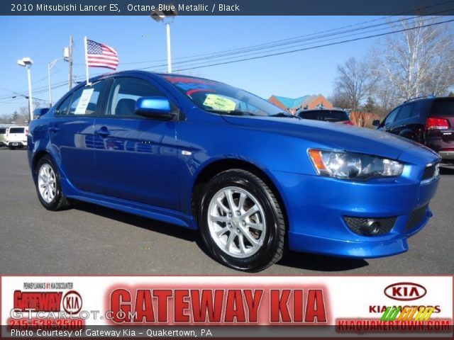 2010 Mitsubishi Lancer ES in Octane Blue Metallic