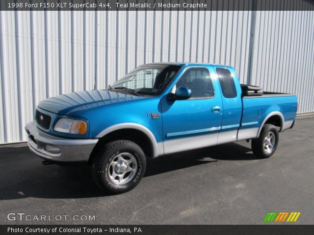 1998 Ford F150 XLT SuperCab 4x4 in Teal Metallic