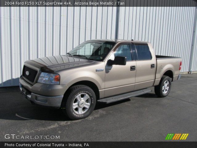 2004 Ford F150 XLT SuperCrew 4x4 in Arizona Beige Metallic