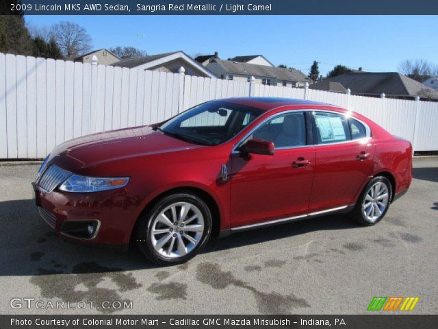2009 Lincoln MKS AWD Sedan in Sangria Red Metallic
