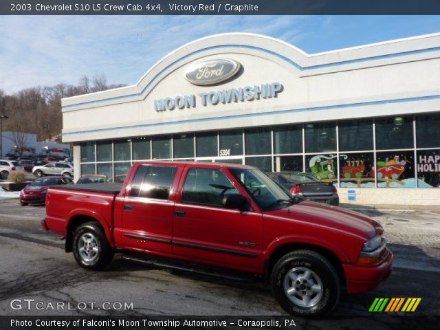2003 Chevrolet S10 LS Crew Cab 4x4 in Victory Red