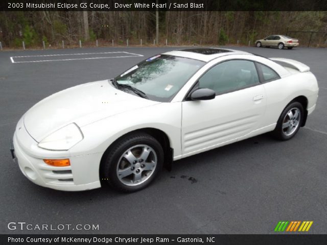 2003 Mitsubishi Eclipse GS Coupe in Dover White Pearl