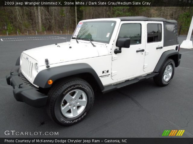 2009 Jeep Wrangler Unlimited X in Stone White