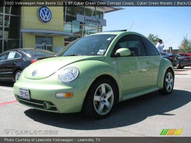 2003 Volkswagen New Beetle GLS 1.8T Cyber Green Color Concept Coupe in Cyber Green Metallic