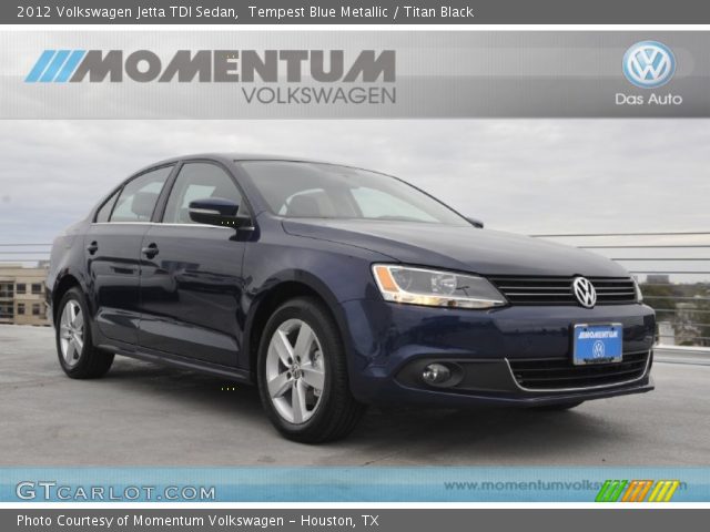 2012 Volkswagen Jetta TDI Sedan in Tempest Blue Metallic