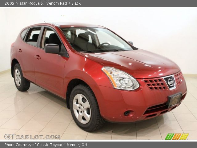 2009 Nissan Rogue S in Venom Red