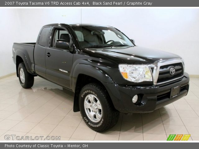 2007 Toyota Tacoma V6 TRD Access Cab 4x4 in Black Sand Pearl