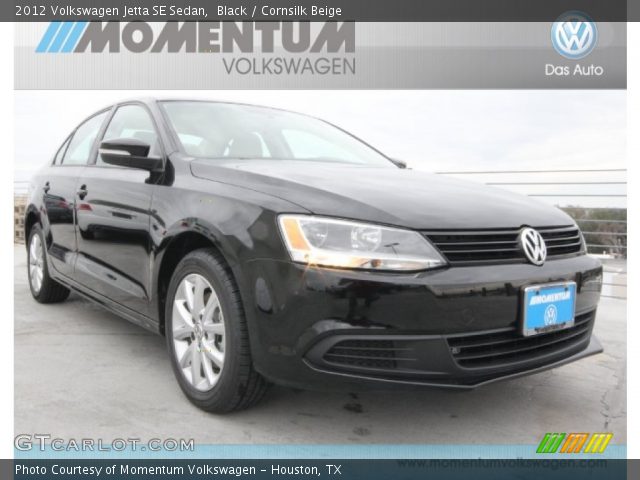 2012 Volkswagen Jetta SE Sedan in Black