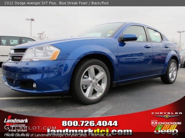 2012 Dodge Avenger SXT Plus in Blue Streak Pearl