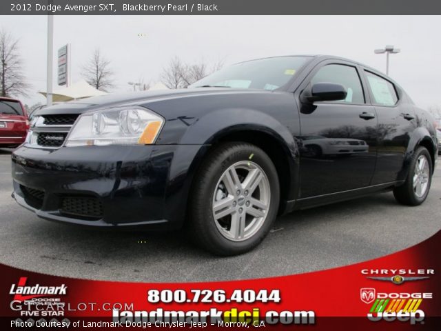 2012 Dodge Avenger SXT in Blackberry Pearl