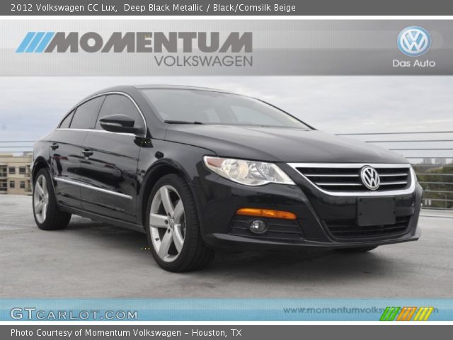 2012 Volkswagen CC Lux in Deep Black Metallic