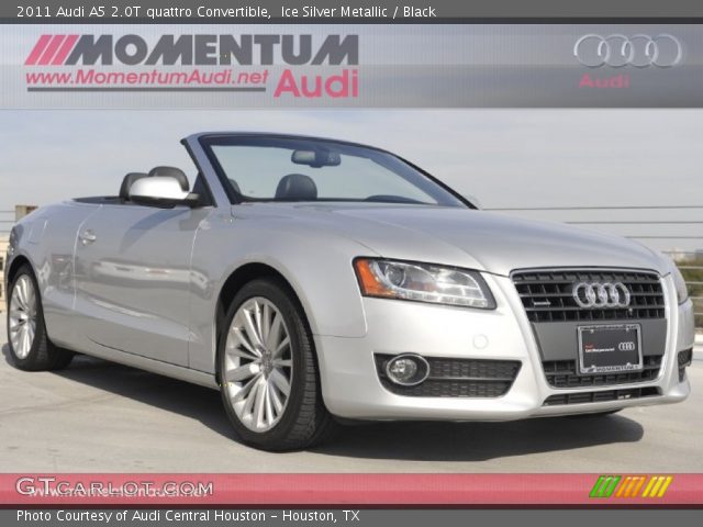 2011 Audi A5 2.0T quattro Convertible in Ice Silver Metallic