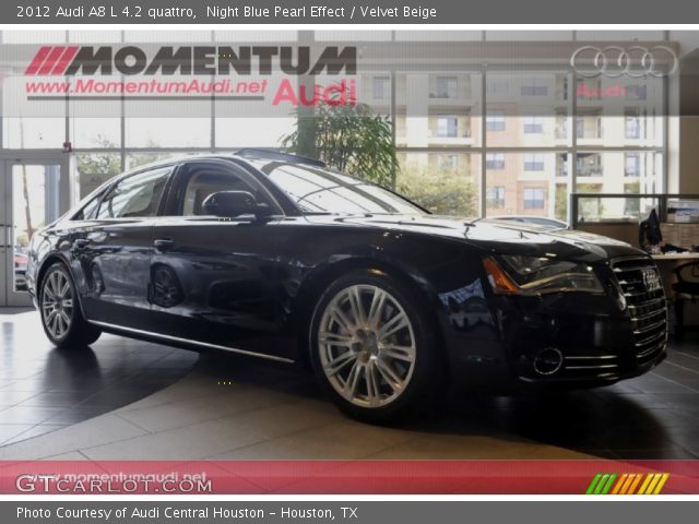 2012 Audi A8 L 4.2 quattro in Night Blue Pearl Effect