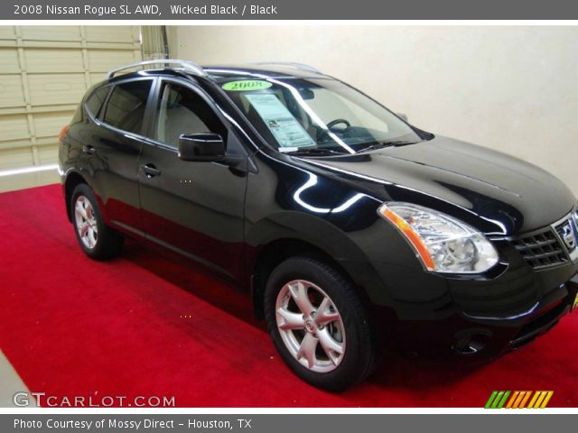 2008 Nissan Rogue SL AWD in Wicked Black