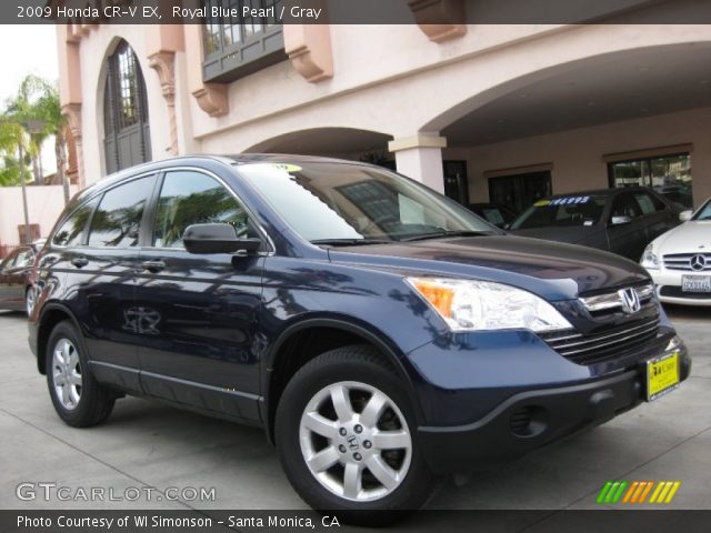 2009 Honda CR-V EX in Royal Blue Pearl